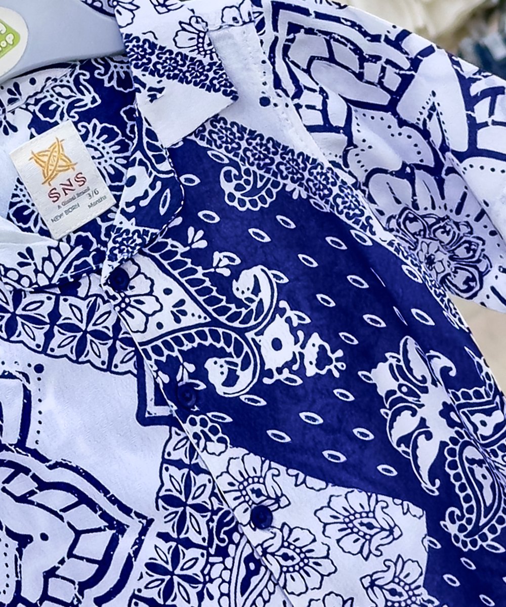 Boys Short Sleeve Shirt (3/6 M-6 Year) (110781)
